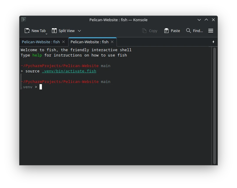 command prompt that i want for fish